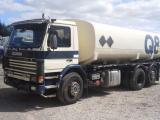 Scania P 93 Tankertruck 20.000 liters in 4 compartments