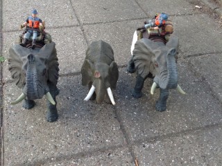 Plastic elephants